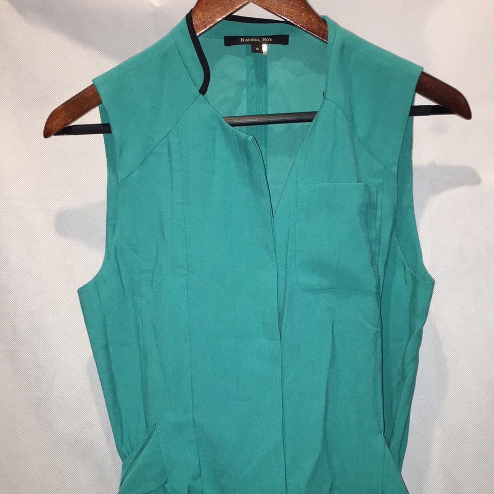 Rachel Roy Green Sleeveless Dress | Size 4